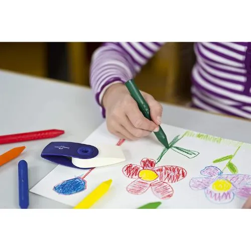 Faber-Castell - Erasable Jumbo Grip Crayons - Box of 12