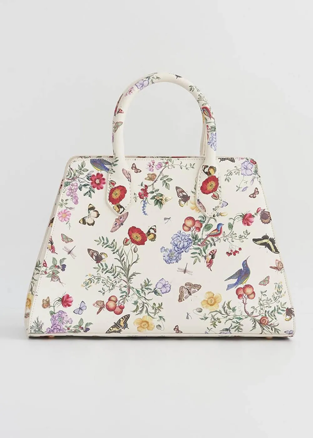 Fable England Alice Garden Butterfly Tote Bag Ivory