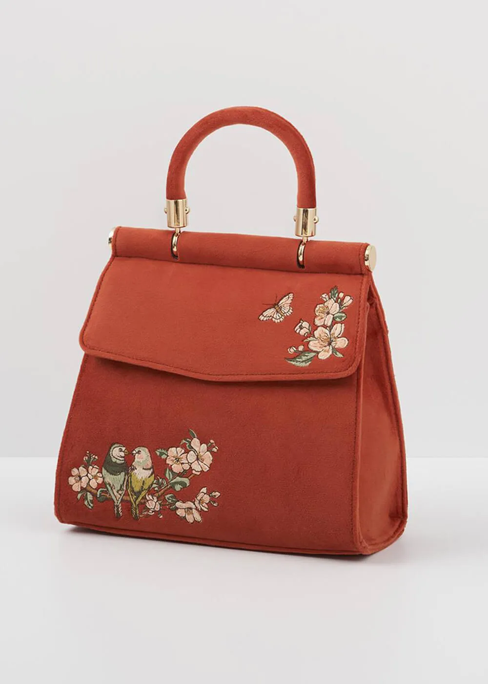Fable England Lovebirds Bag Rust