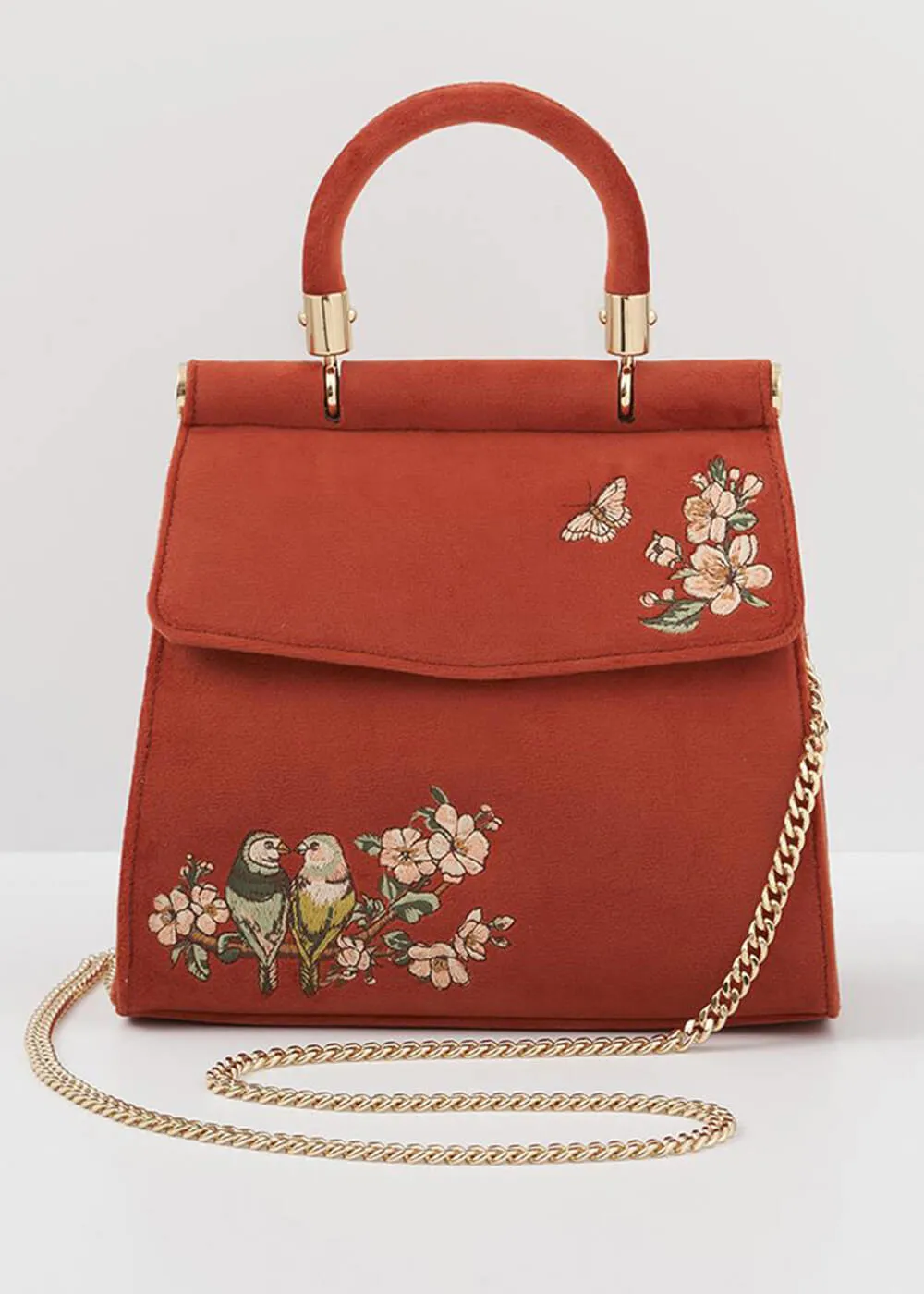 Fable England Lovebirds Bag Rust