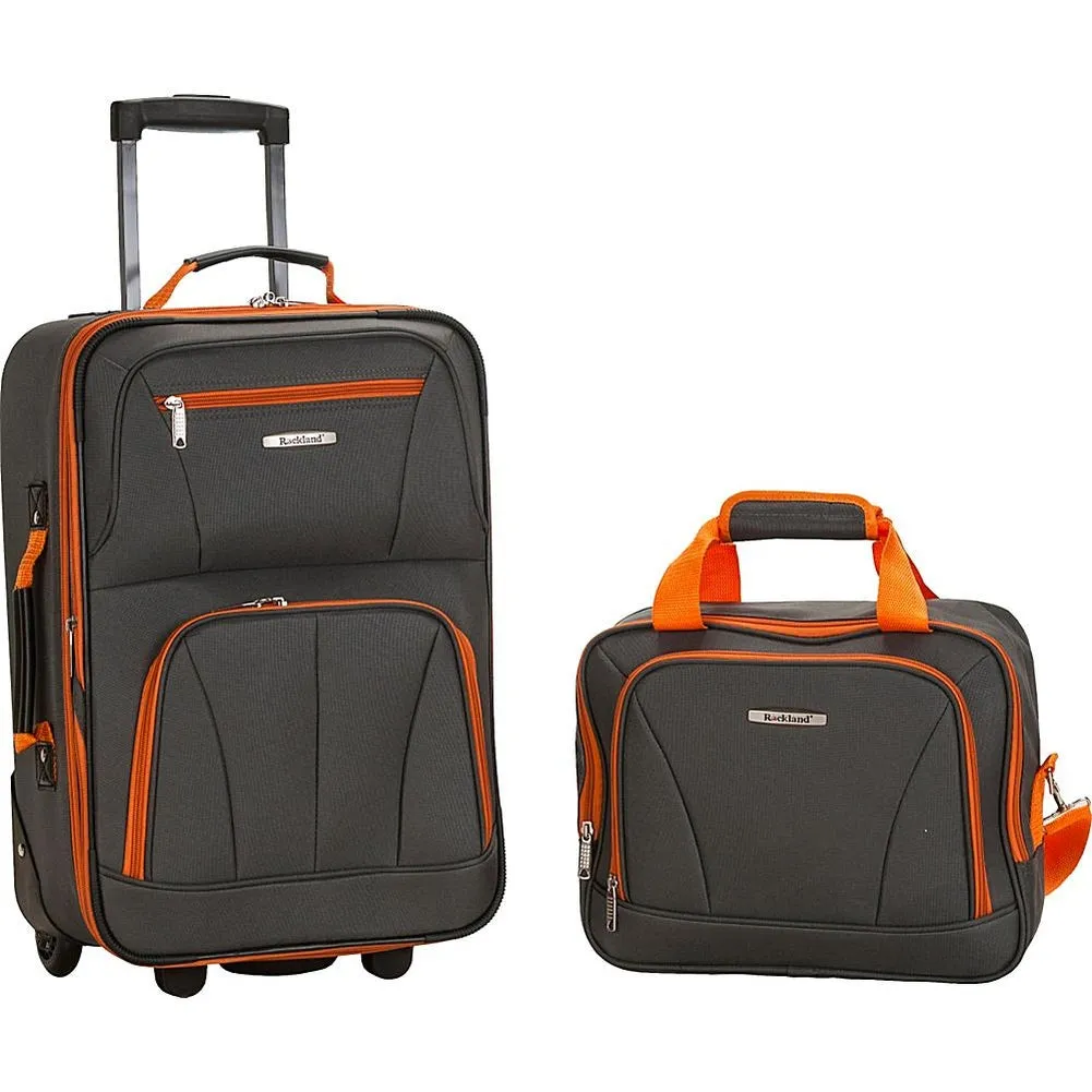 famous luggage riot 2 piece carry on luggage set 29 colors