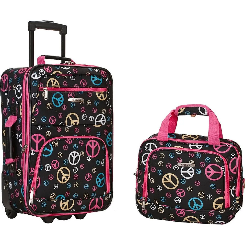famous luggage riot 2 piece carry on luggage set 29 colors