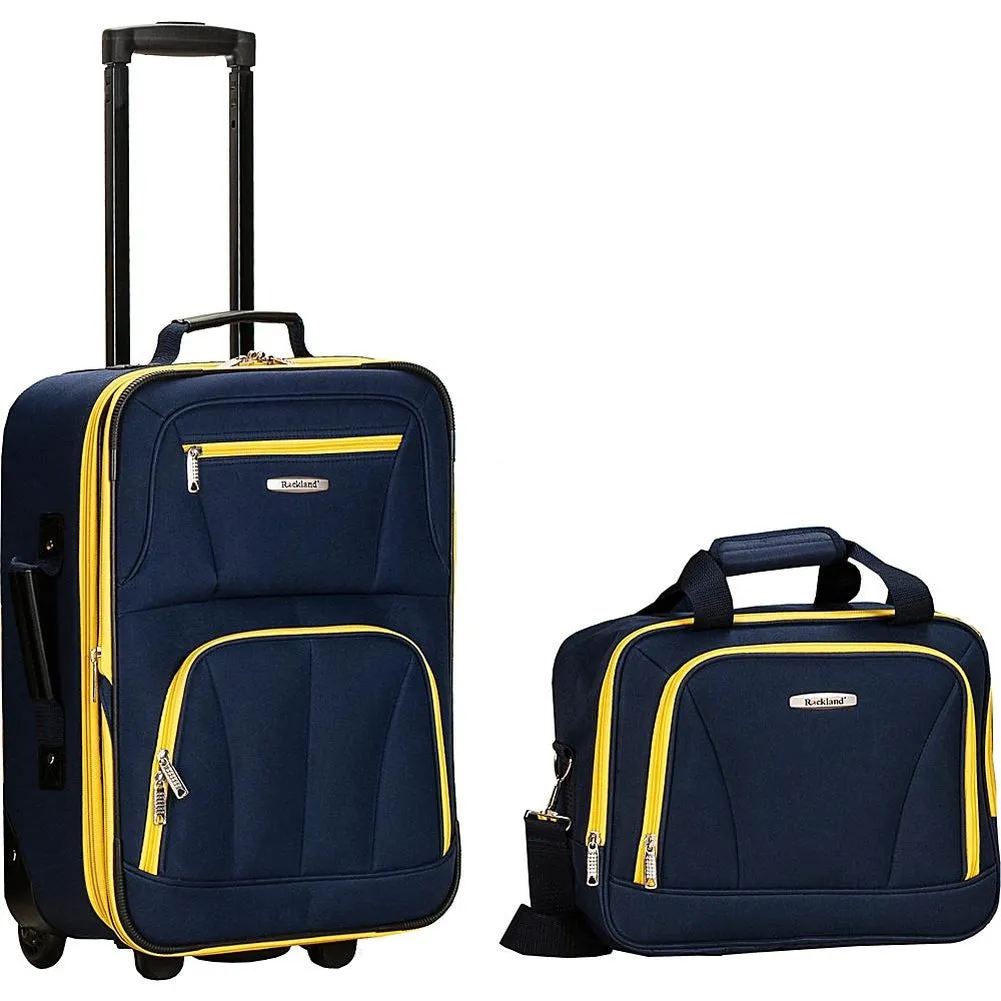 famous luggage riot 2 piece carry on luggage set 29 colors