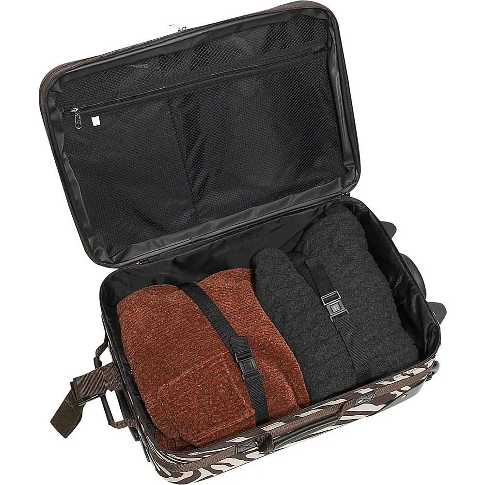 famous luggage riot 2 piece carry on luggage set 29 colors
