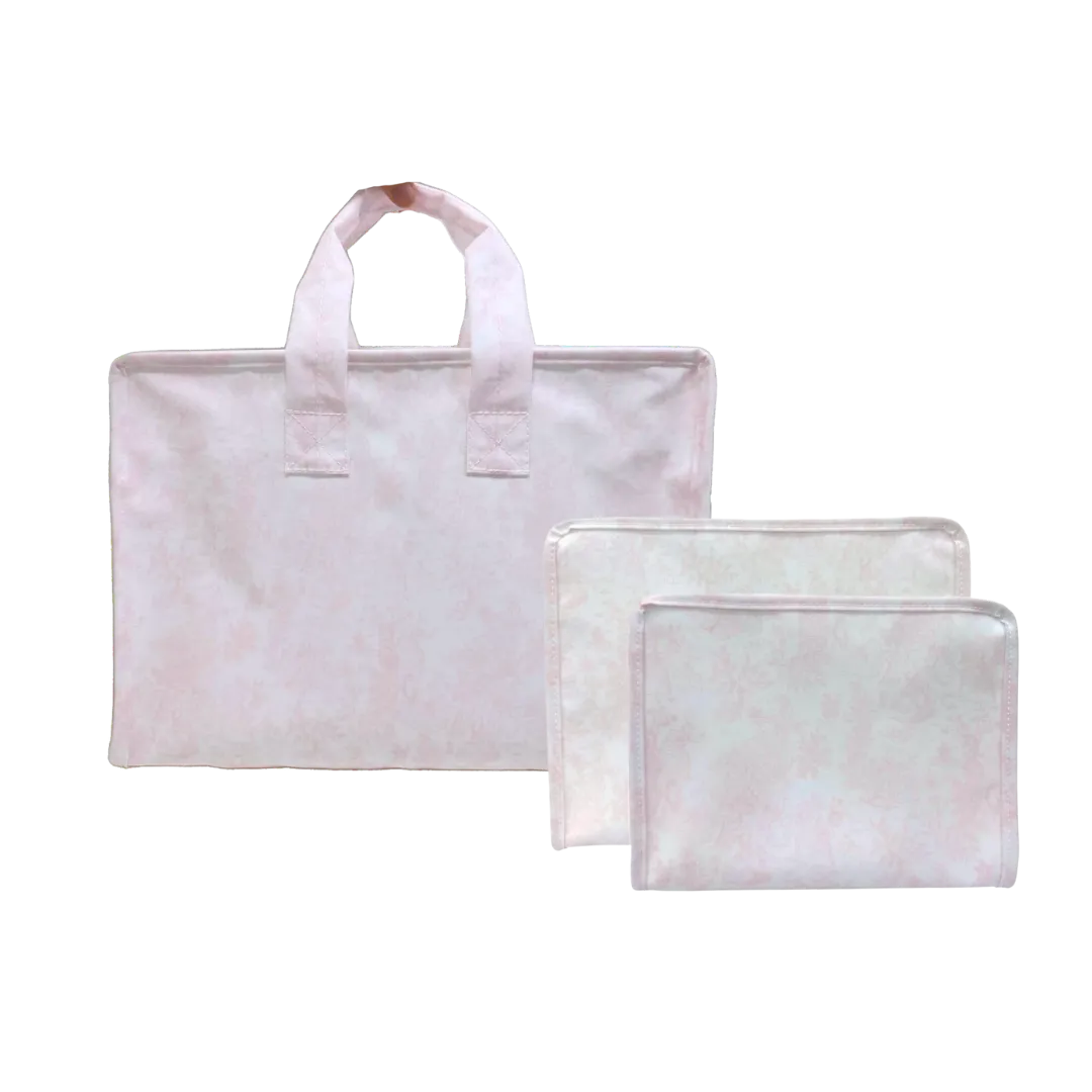 Fancy Toile Pink Girl Bundle