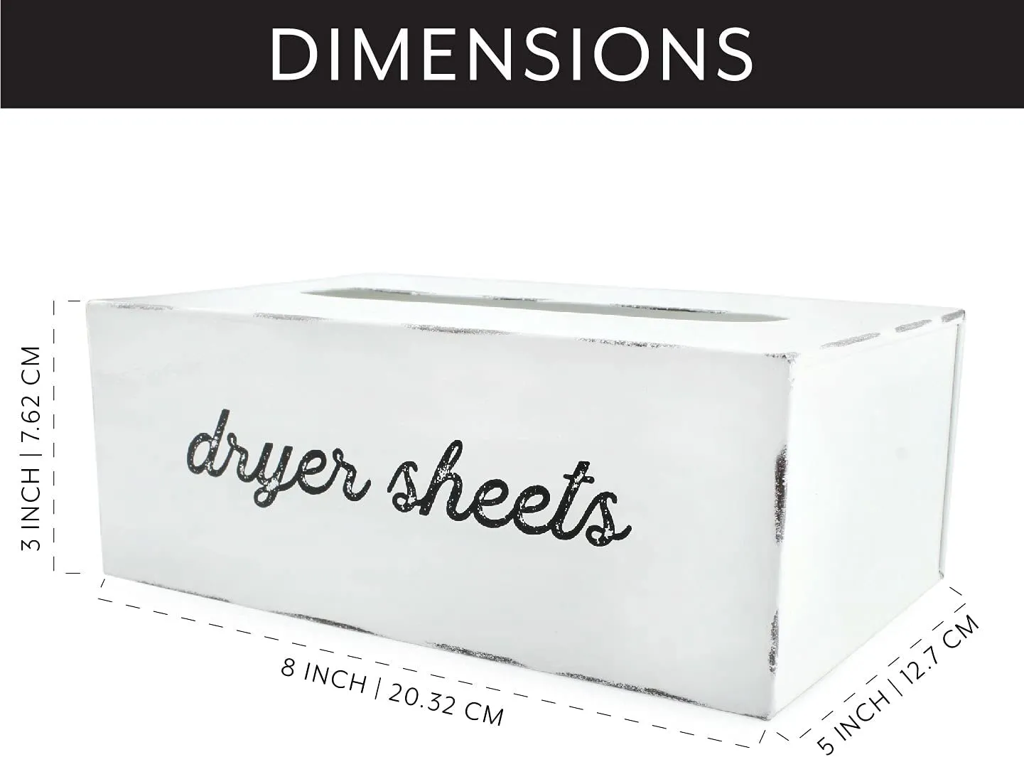 Farmhouse Dryer Sheet Dispenser