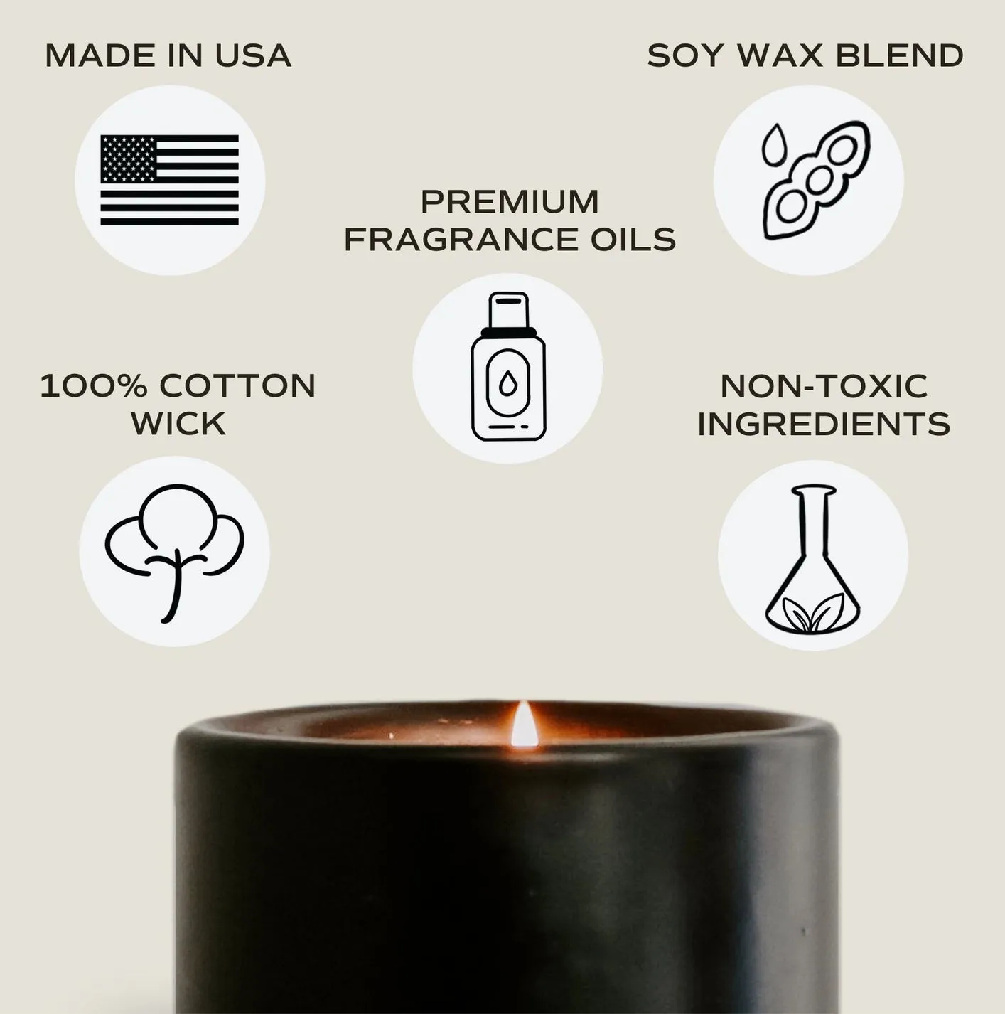 FARMHOUSE Non Toxic Premium Fragrance Candle