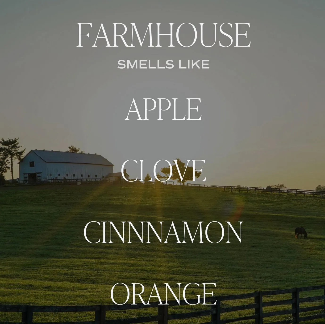 FARMHOUSE Non Toxic Premium Fragrance Candle