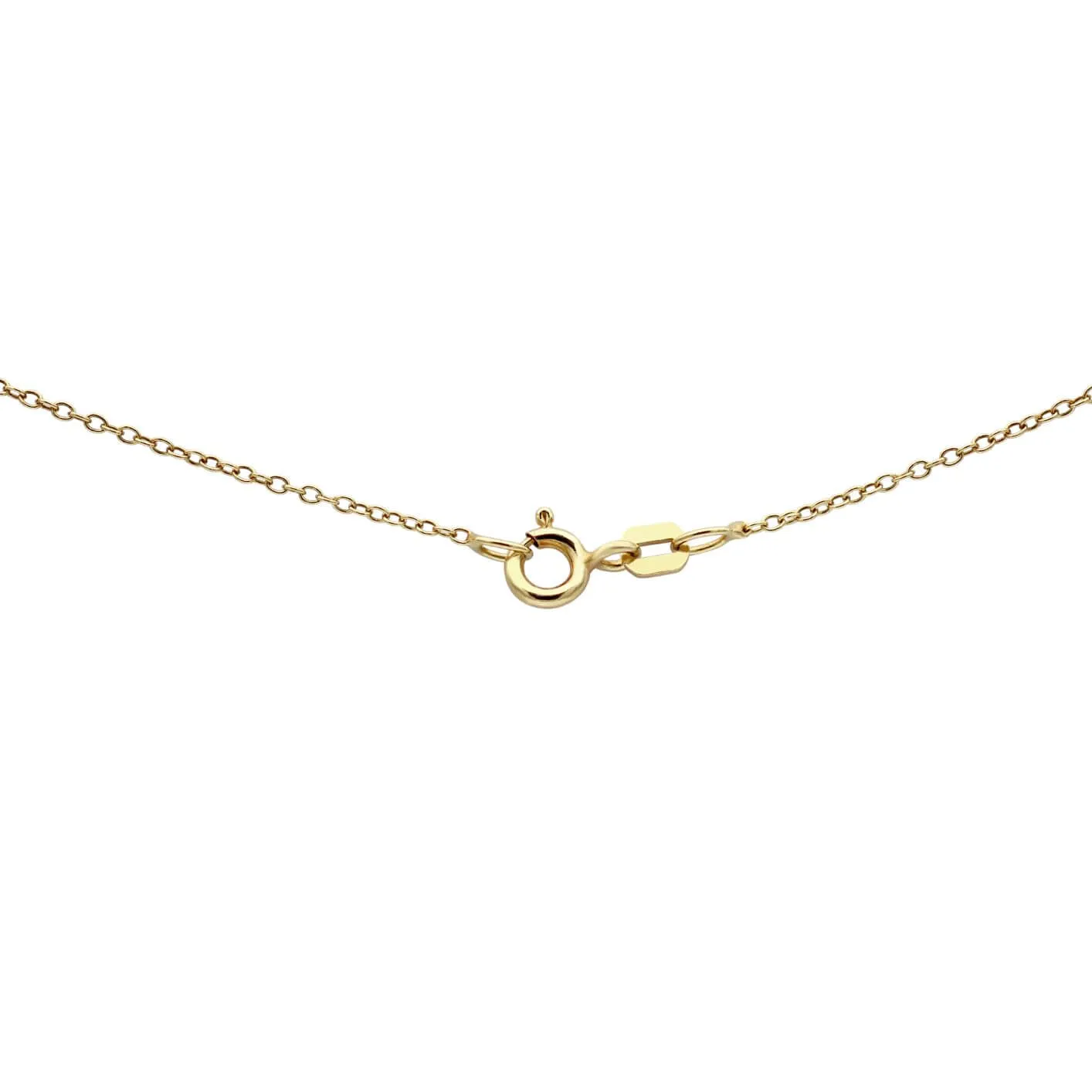 Fashion Swirl Trillion Tanzanite Pendant in Two-Tone Gold