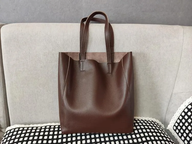 Fashion Womens Silver Leather Oversize Tote Bags Silver Shoulder Tote Bag Handbag Tote For Women