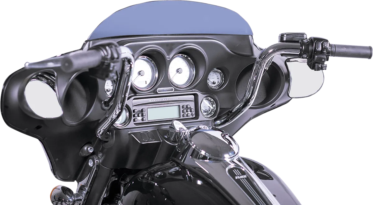 Fat Baggers, Inc. 909512 1-1/4in. EZ Install Handlebar Kit with Round Top Handlebars - Chrome