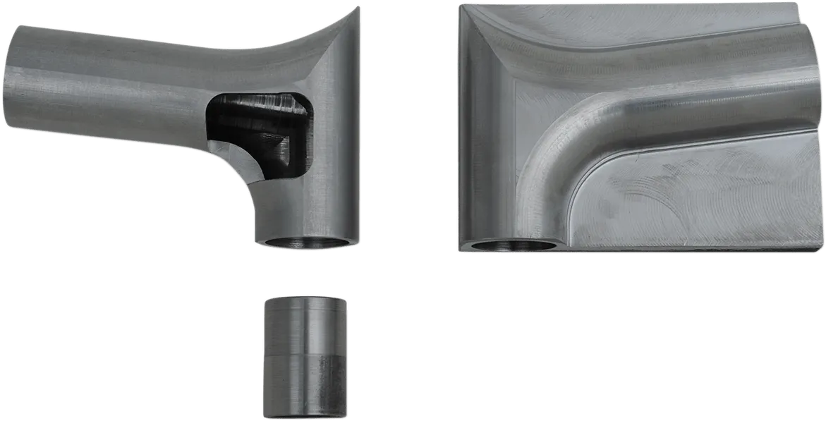 Fat Baggers, Inc. 909512 1-1/4in. EZ Install Handlebar Kit with Round Top Handlebars - Chrome