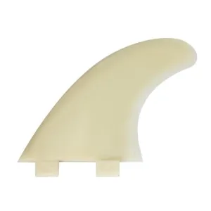 FCS M5 Natural Glass Flex Tri Fin Set - Medium