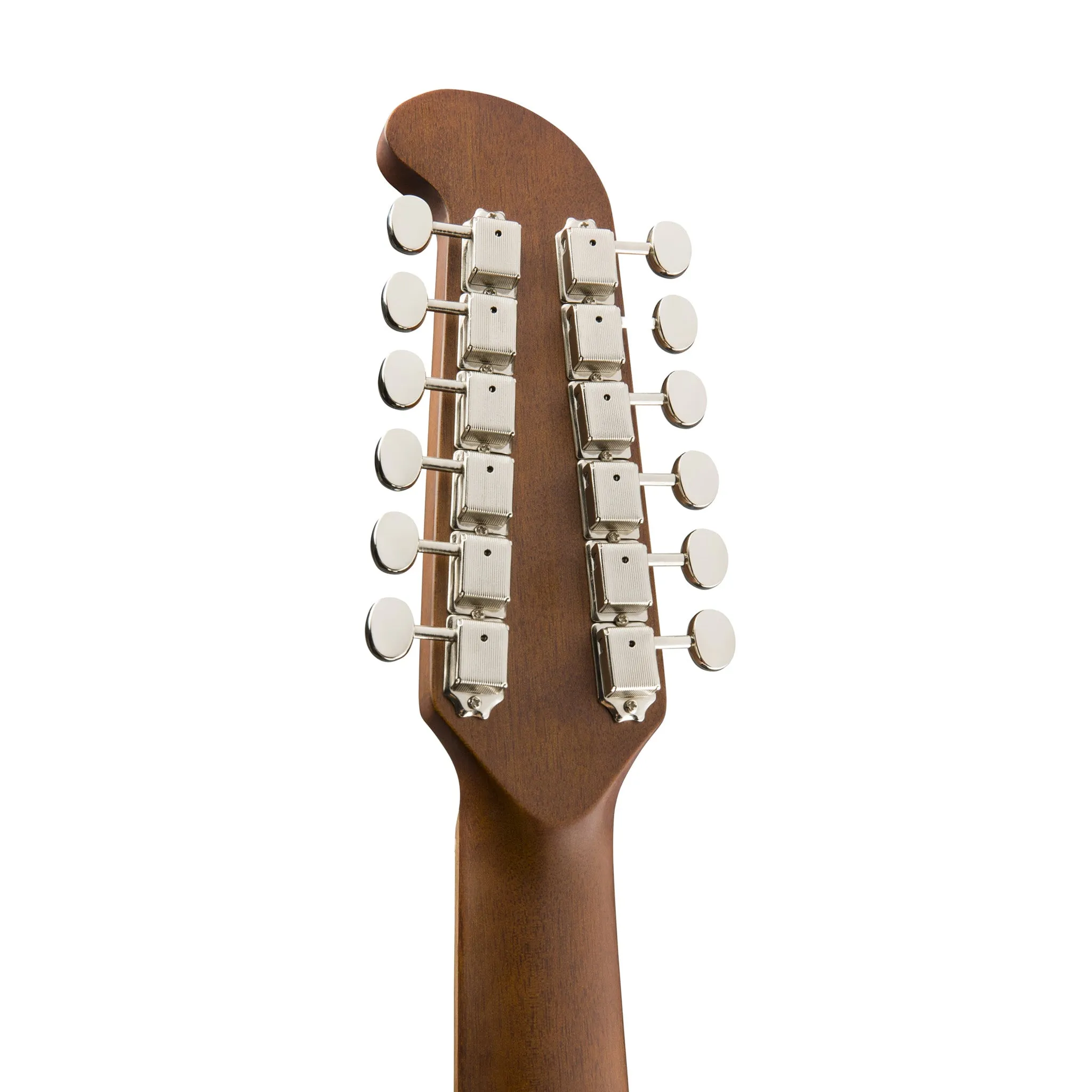 Fender California Series Villager 12-String V3 Semi-Acoustic Guitar w/ Gig Bag, Walnut FB, Black