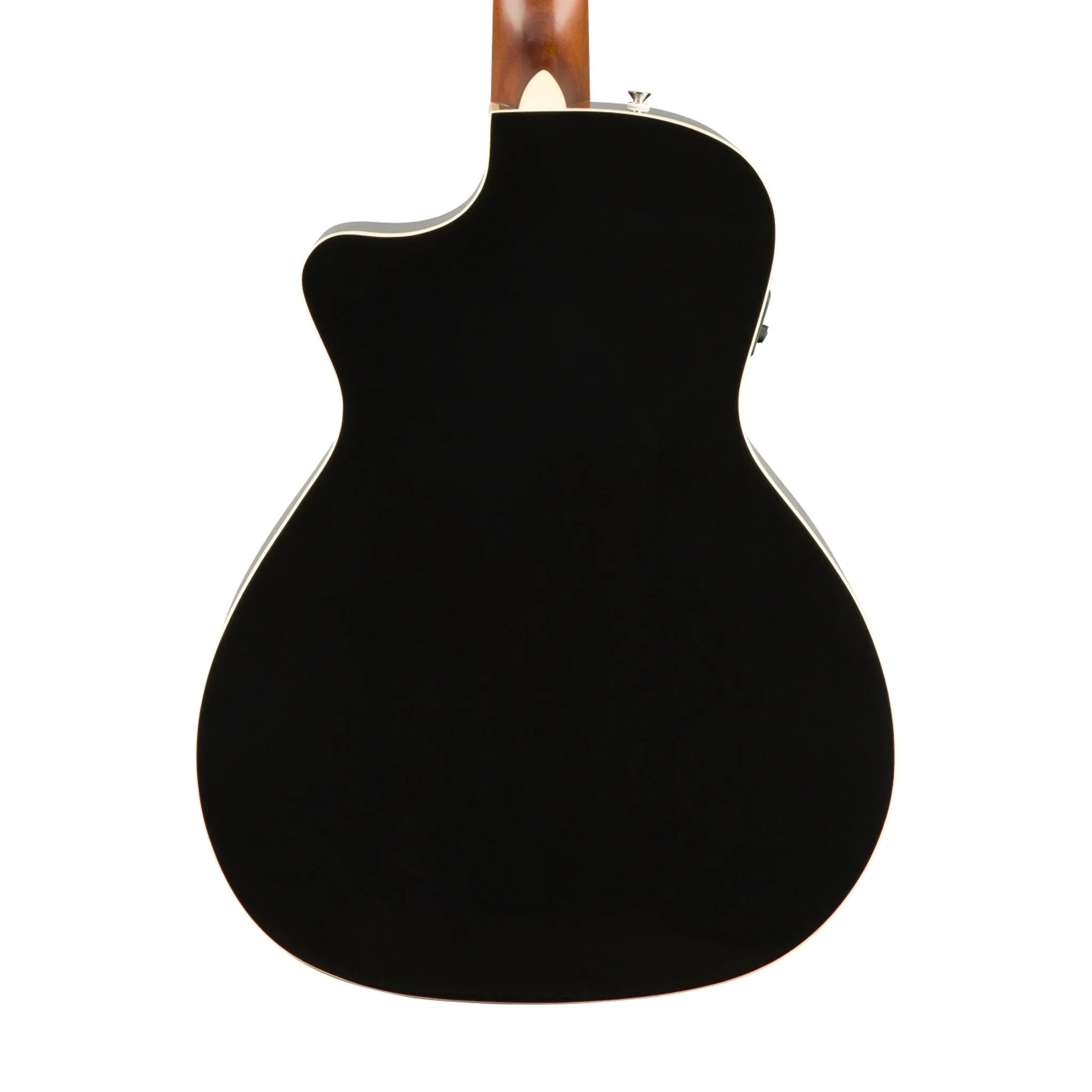 Fender California Series Villager 12-String V3 Semi-Acoustic Guitar w/ Gig Bag, Walnut FB, Black