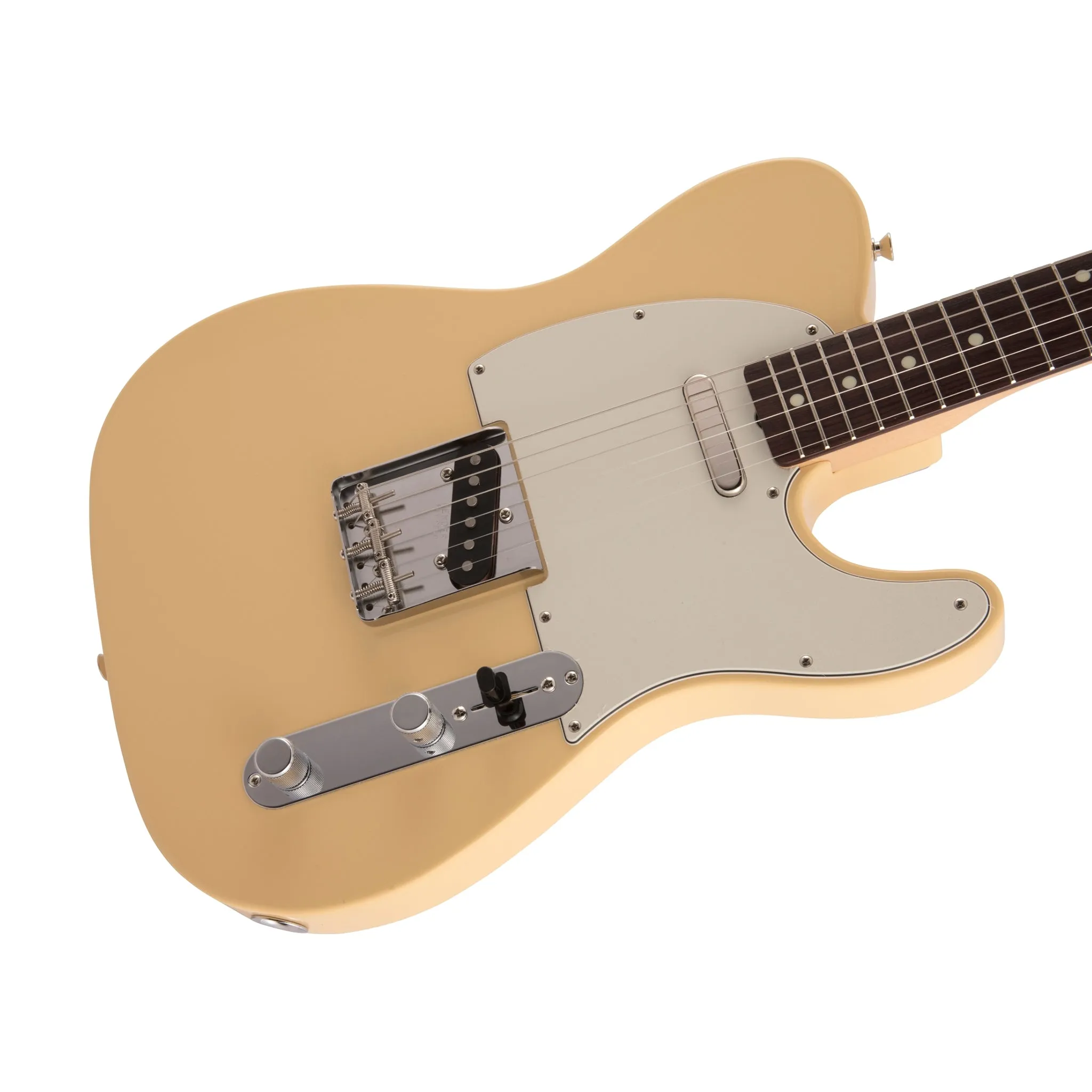 Fender Japan Traditional II 60s Telecaster Electric Guitar, RW FB, Vintage White