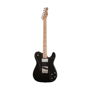 Fender Japan Traditional II 70s Telecaster Custom Electric Guitar, Maple FB, Black