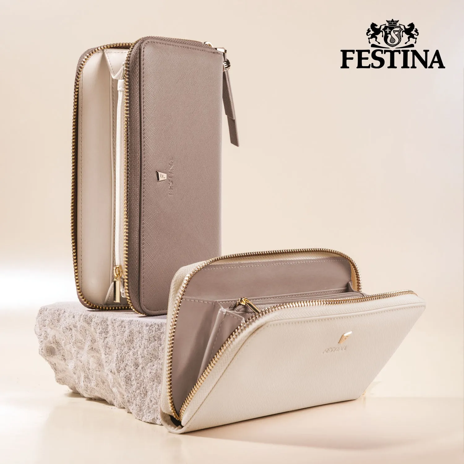 FESTINA FEL222G-Travel wallet Mademoiselle Ivory