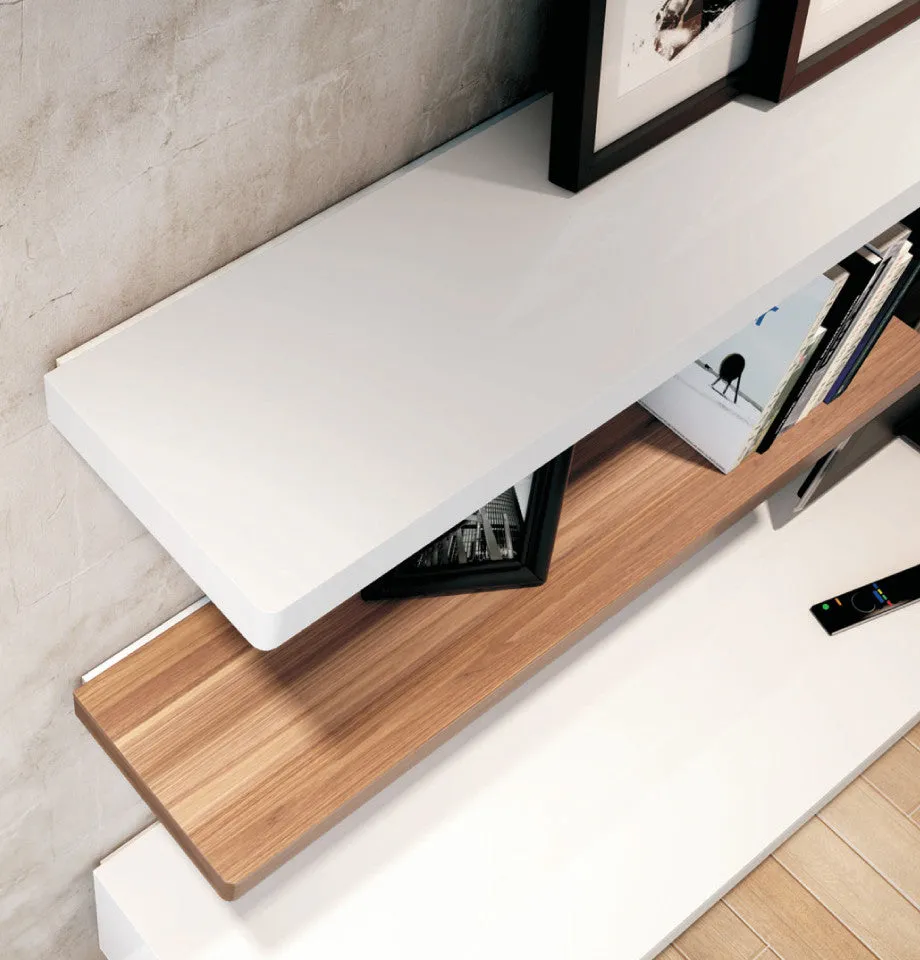 Floating Shelf 800 - High Gloss White