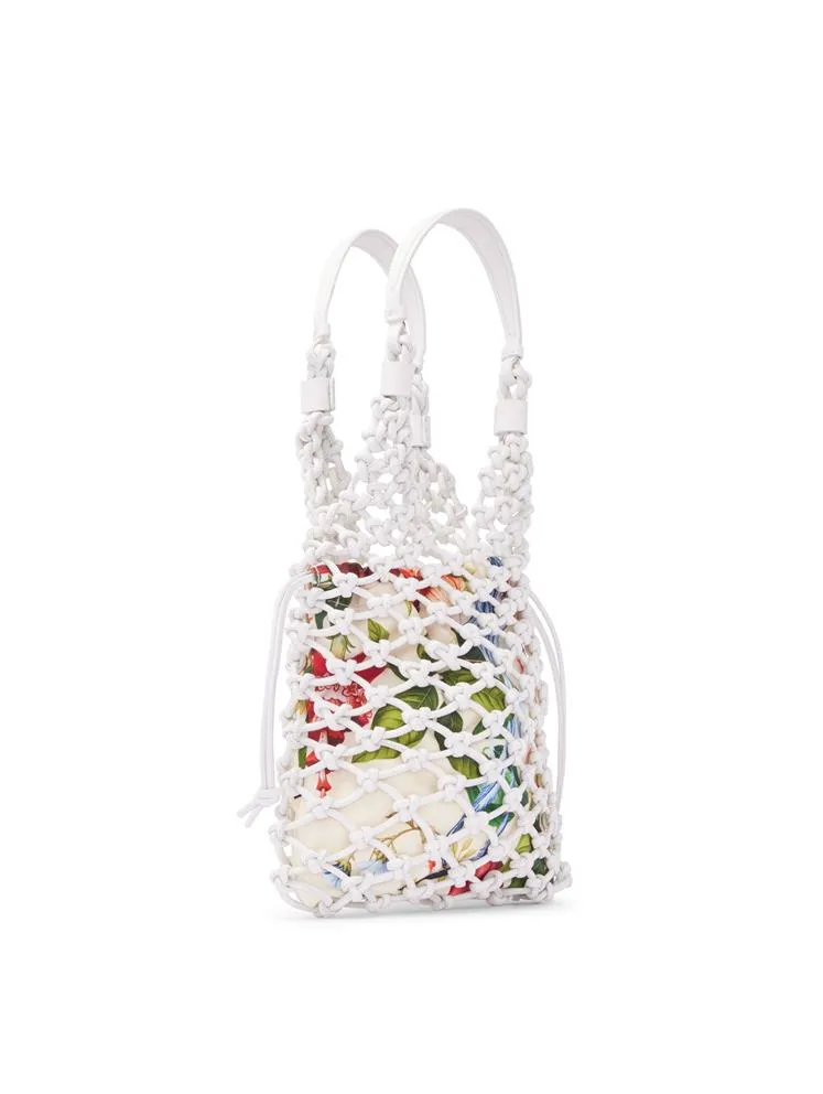 Flora & Fauna Small Knotted Leather Tote