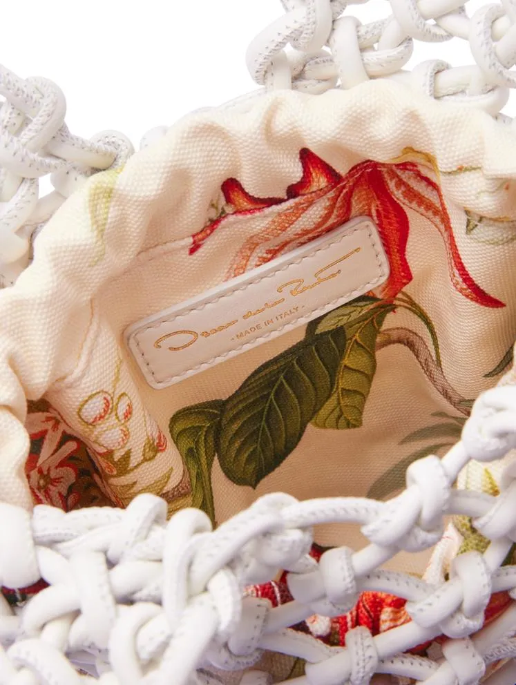Flora & Fauna Small Knotted Leather Tote