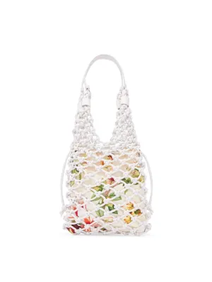 Flora & Fauna Small Knotted Leather Tote