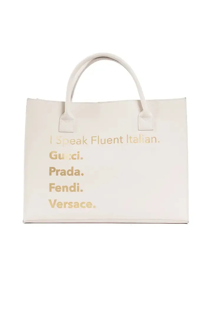 Fluent Italian Leather Tote