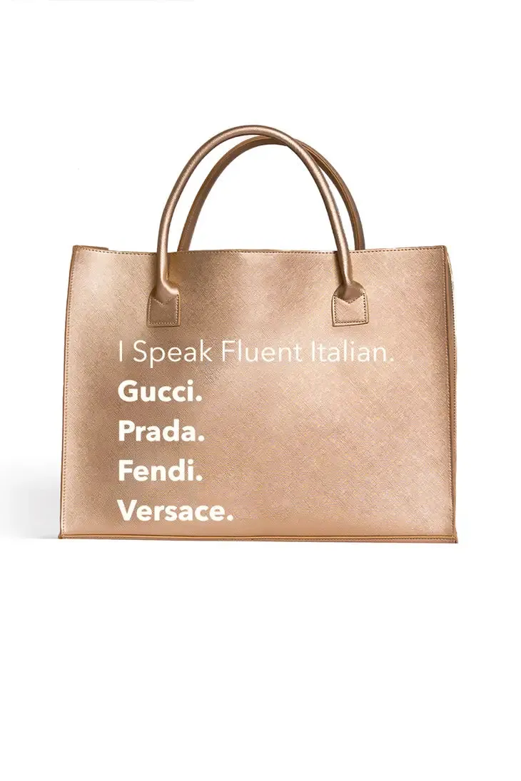 Fluent Italian Leather Tote