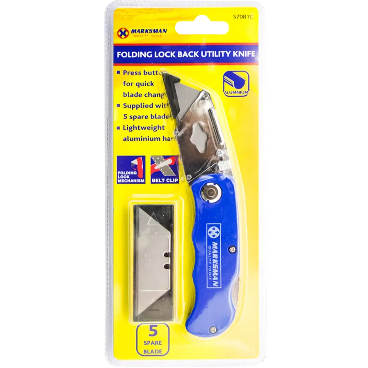 Folding Lock Back 6" Utility Knife