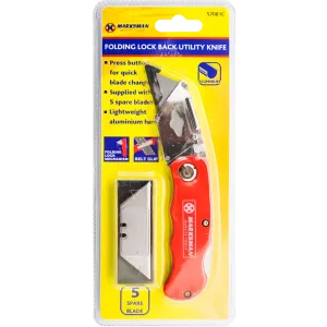 Folding Lock Back 6" Utility Knife