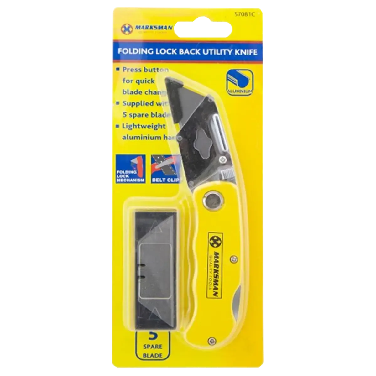 Folding Lock Back 6" Utility Knife