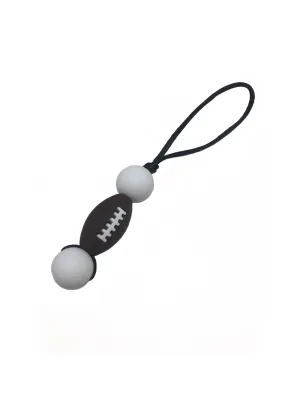 Football 🏈 zipper pull
