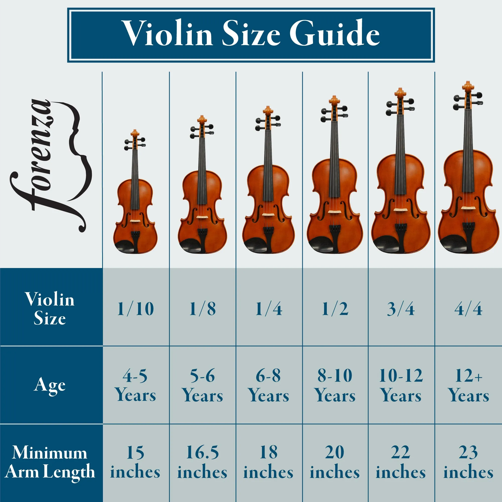 Forenza Prima 2 Violin Outfit - 1/2 size