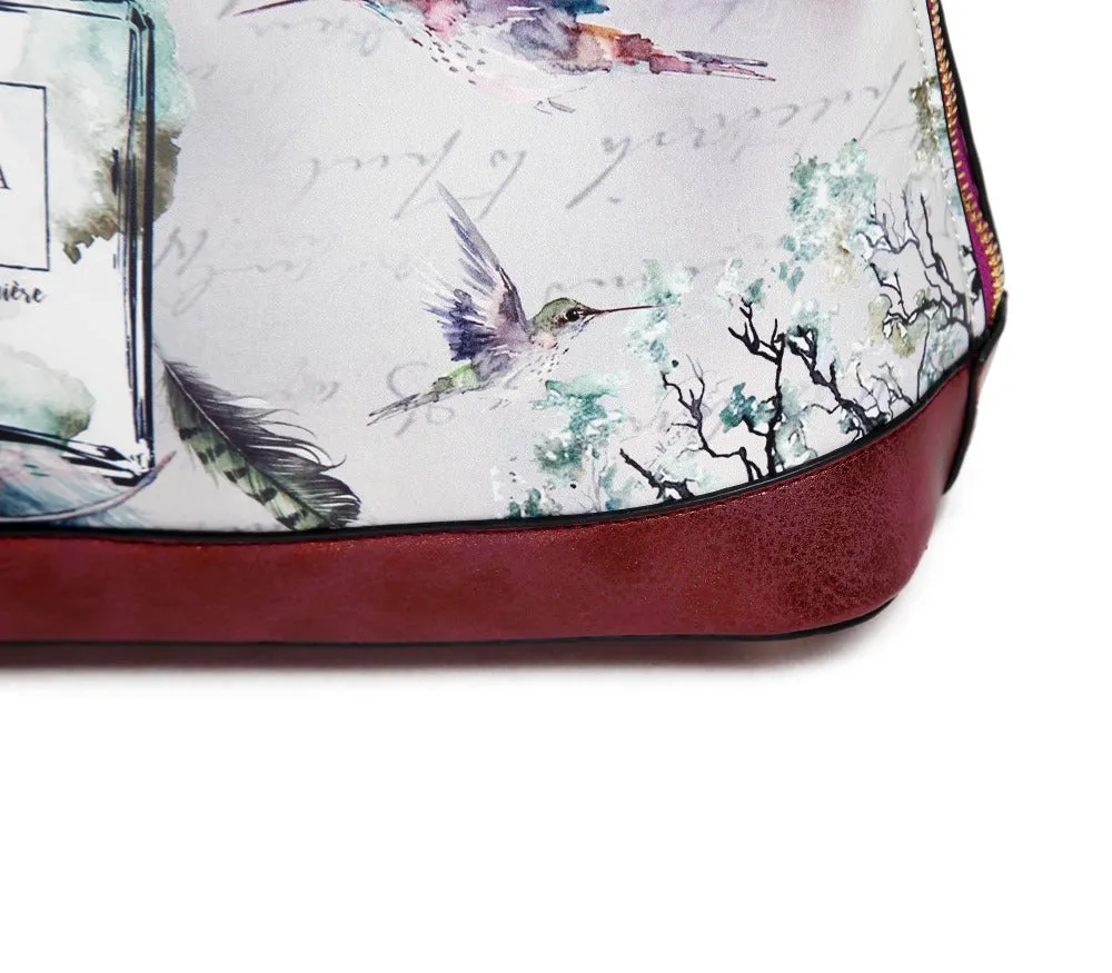 Fragrance Dome Vintage Hollywood Retro Graphic Handbag [BD8914]