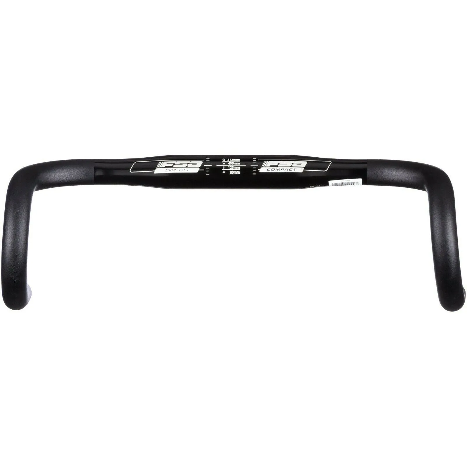 FSA Omega Compact Road Handlebar - Black - 31.8mm - 420mm