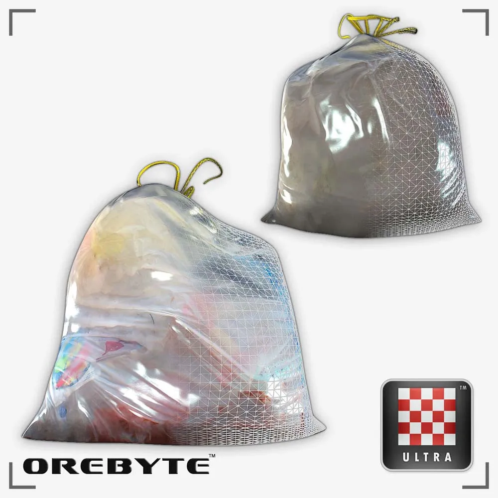 Garbage Bag White 01