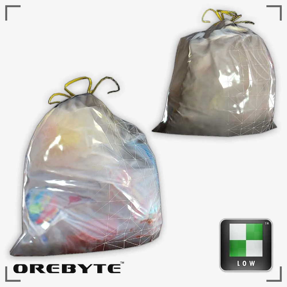 Garbage Bag White 01