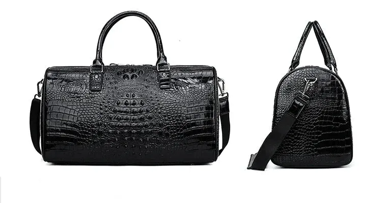 Gattuso Carry-On Luggage Set, Spinner Case & Duffel, Black, 20 inches