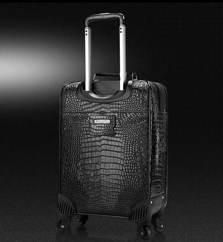Gattuso Carry-On Luggage Set, Spinner Case & Duffel, Black, 20 inches