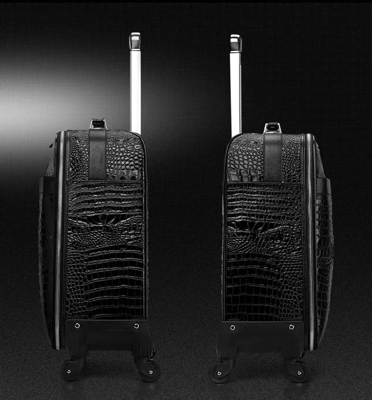 Gattuso Carry-On Luggage Set, Spinner Case & Duffel, Black, 20 inches