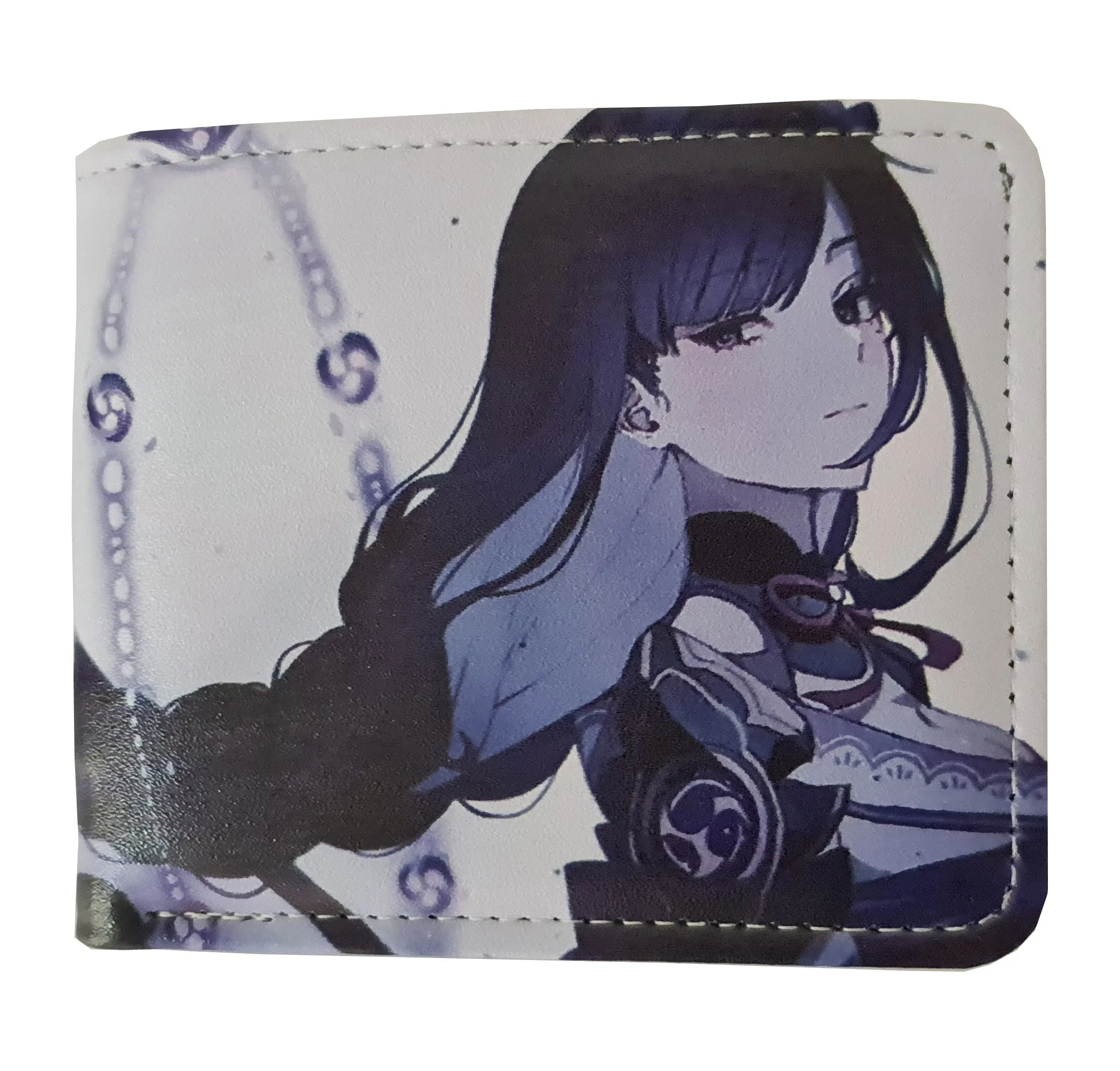 Genshin Impact Anime Wallet - Raiden Shogun - Premium PVC Leather - Unisex