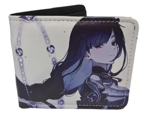 Genshin Impact Anime Wallet - Raiden Shogun - Premium PVC Leather - Unisex