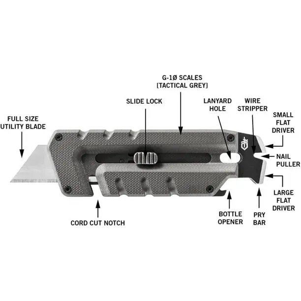 Gerber Prybrid Utility - Grey
