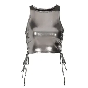 Gia Metallic Top