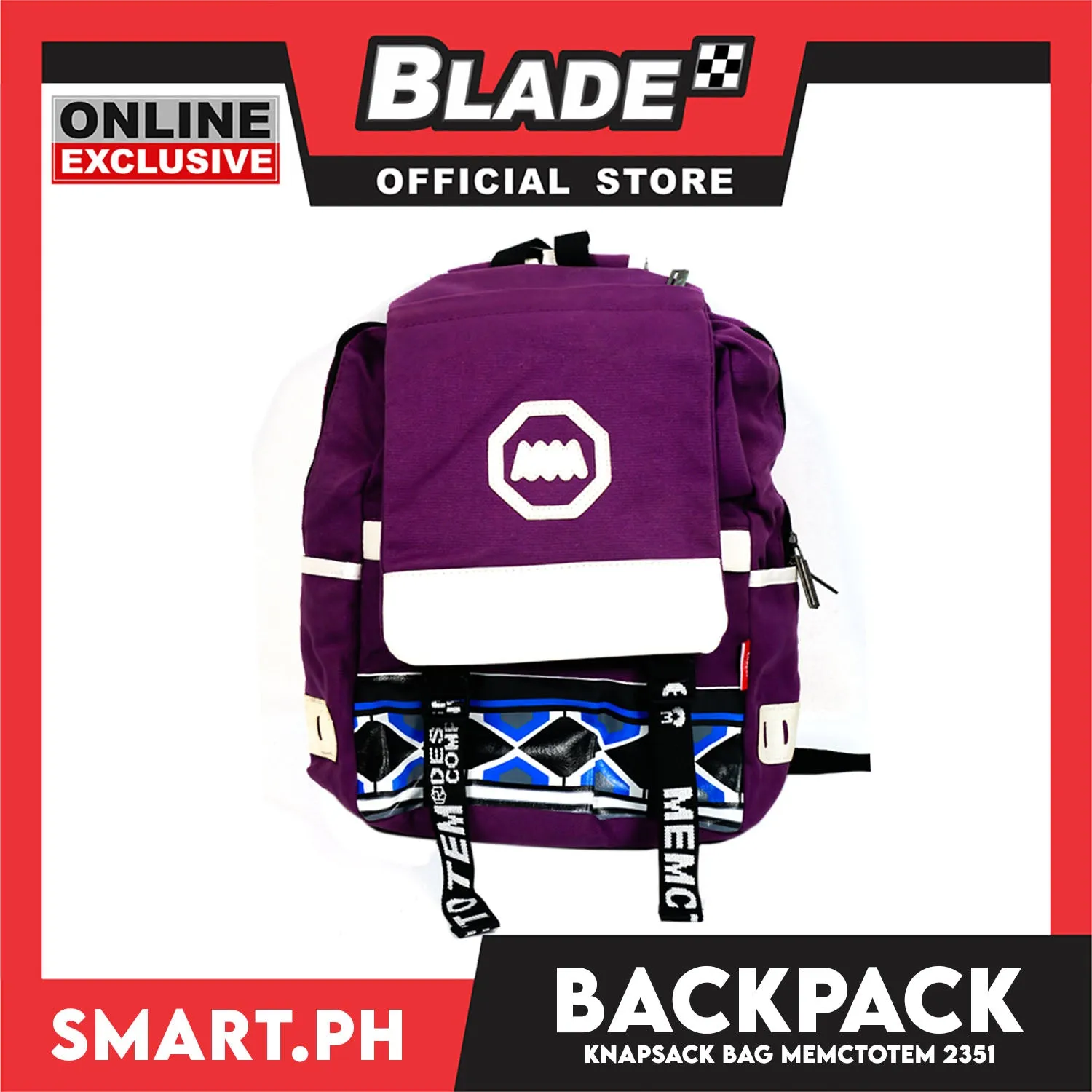 Gifts Backpack Bag Knapsack Memctotem 2351 (Violet)