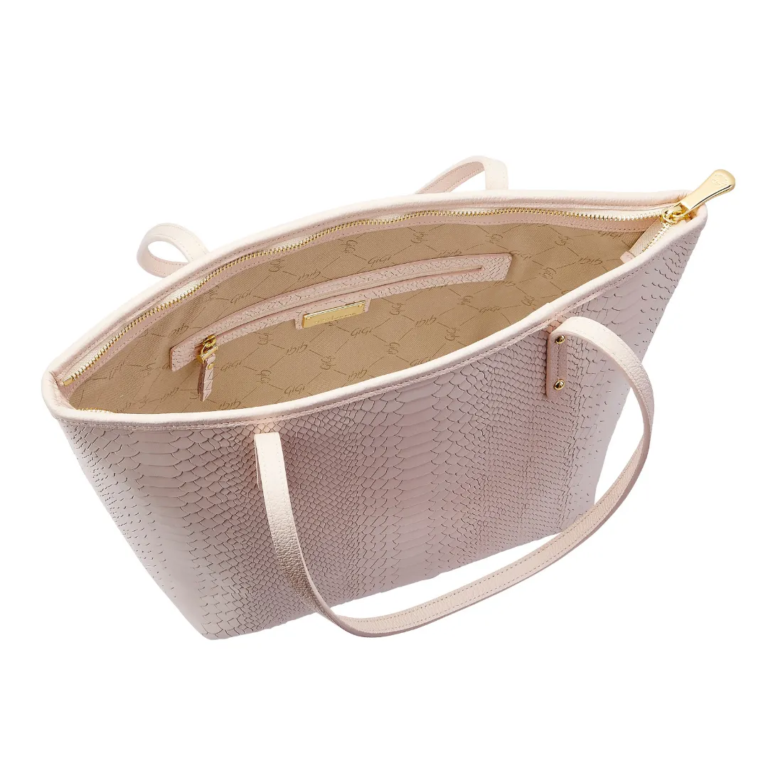 Gigi NY Python Leather Taylor Tote Bag