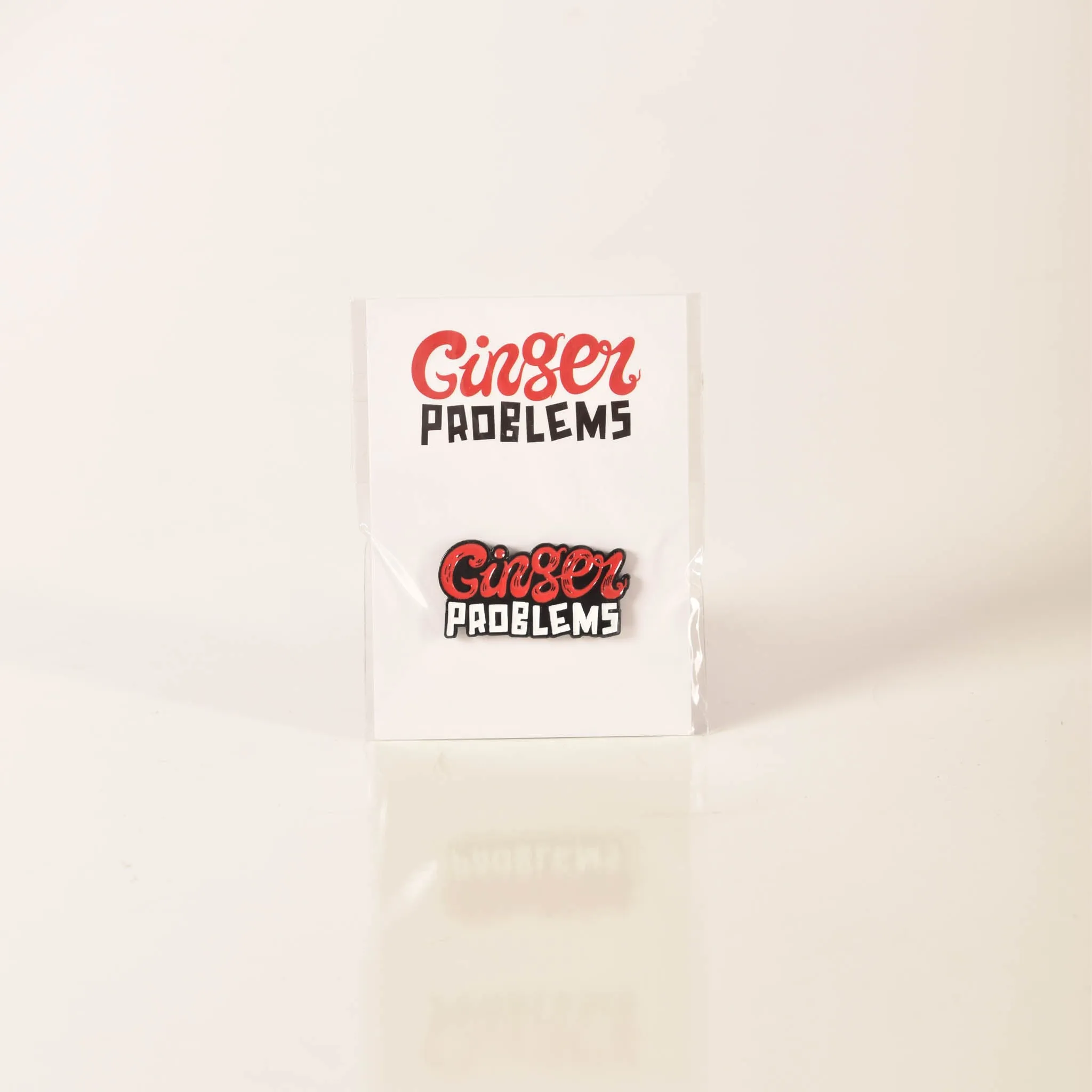 Ginger Problems Logo Pin