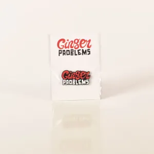 Ginger Problems Logo Pin