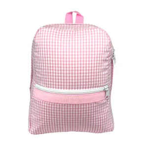 Gingham Backpack | Pink