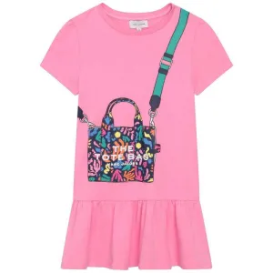 Girls Pink Tote Bag Dress